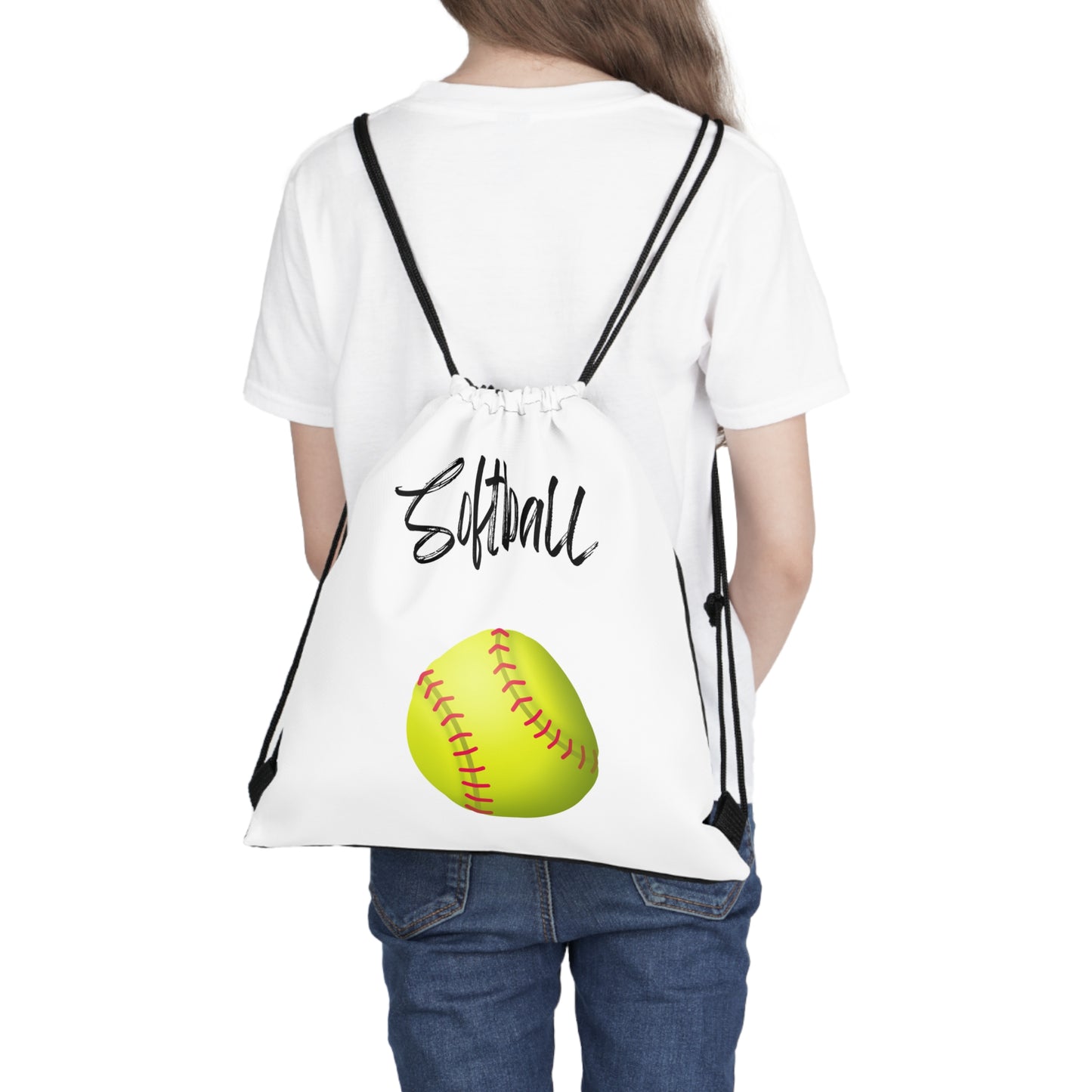 Softball Drawstring Bag