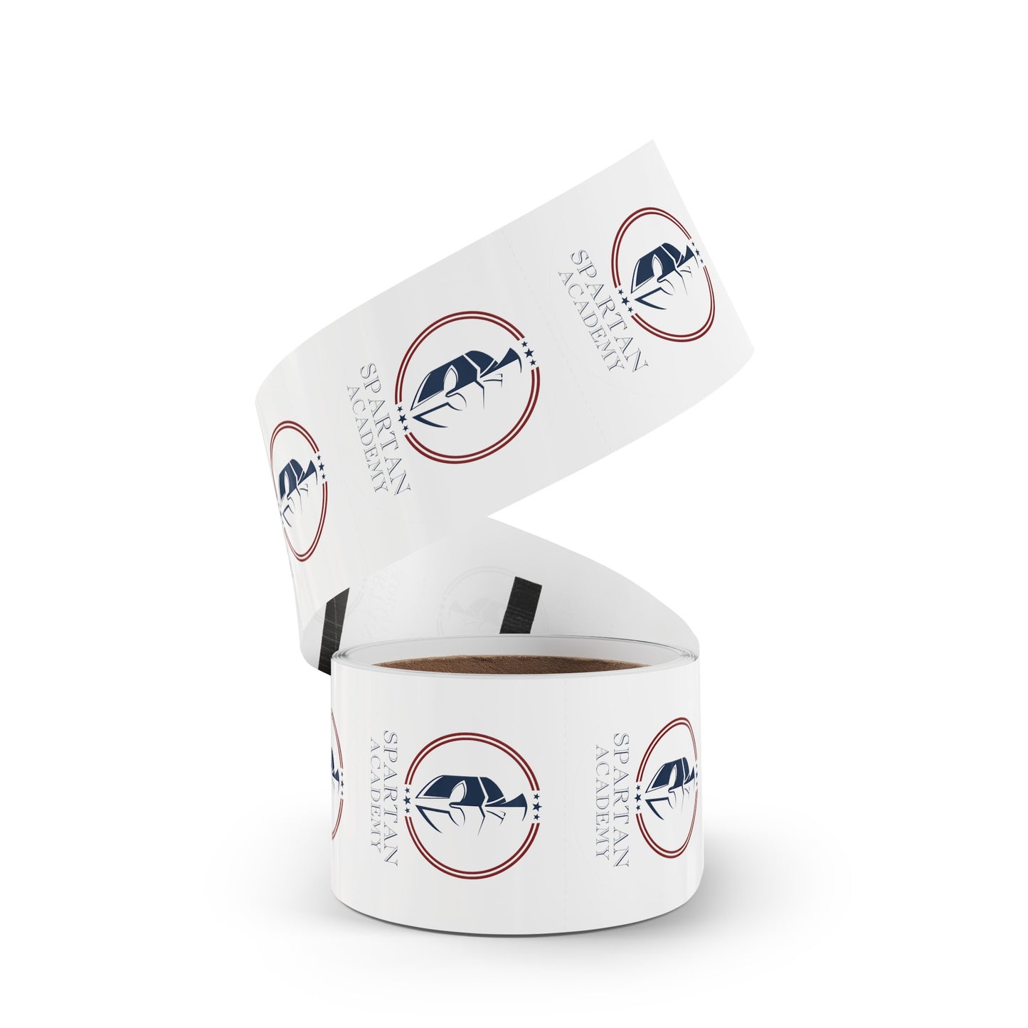 Spartan Academy Round Sticker Label Rolls