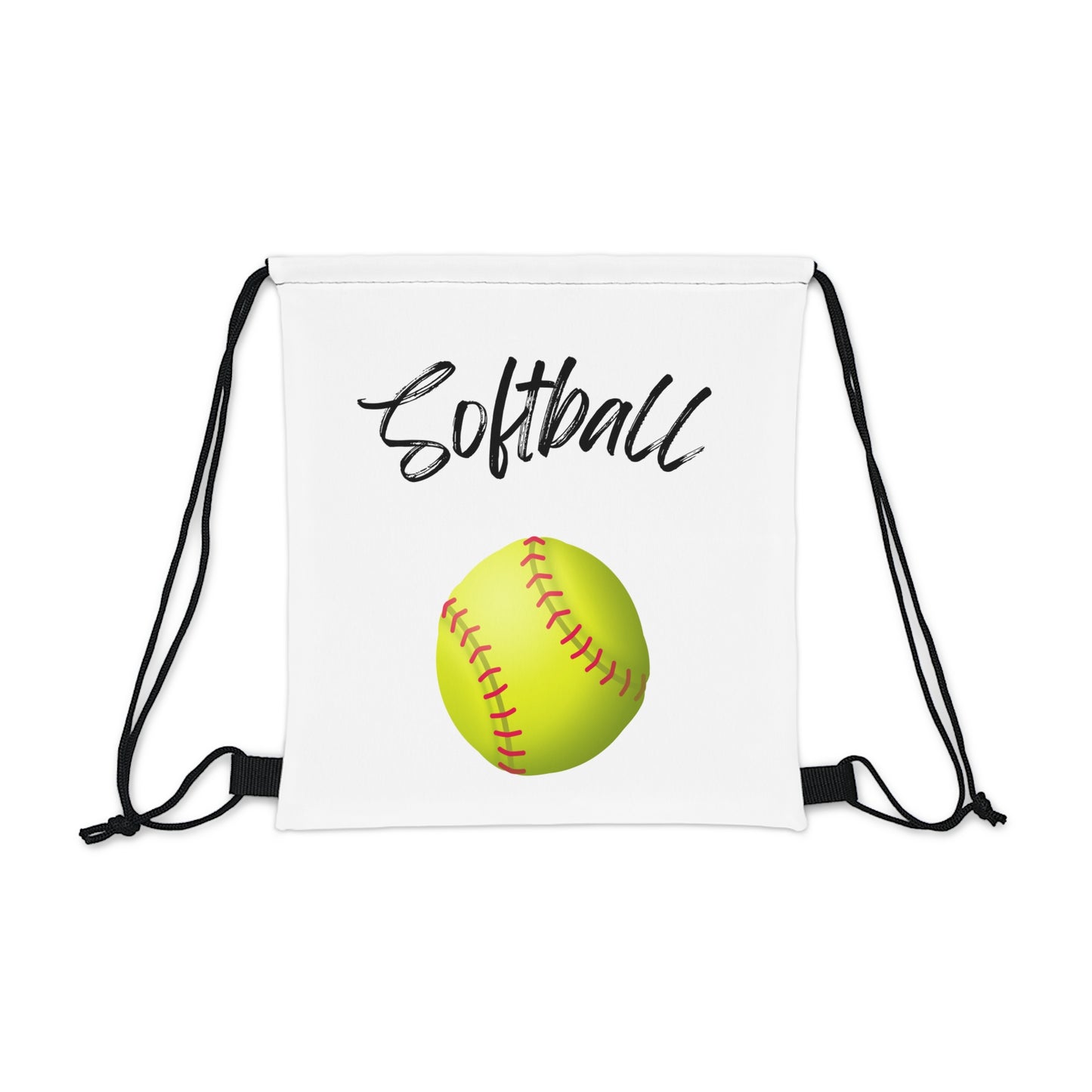 Softball Drawstring Bag