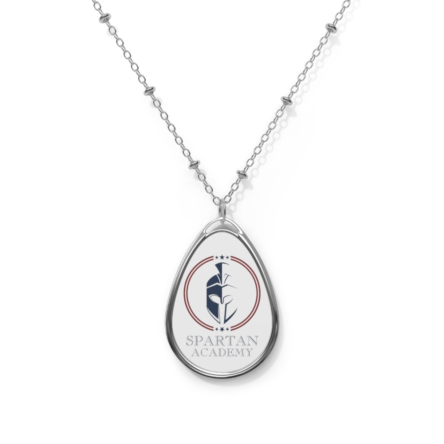 Spartan Academy Oval Necklace