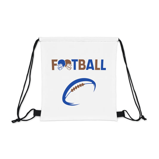 Football Drawstring Bag